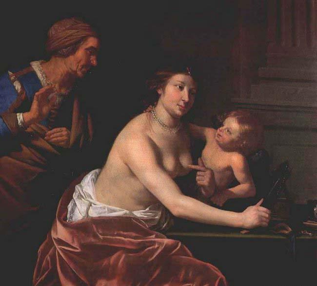 BIJLERT, Jan van Venus and Amor and an old Woman oil painting image